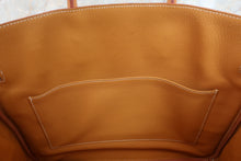 将图片加载到图库查看器，HERMES HAUT A COURROIRE 32 Veche lether Natural □F刻印 Hand bag 600080142
