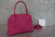 将图片加载到图库查看器，HERMES／BOLIDE 27 Chevre myzore goatskim Fuschia pink □J刻印 Shoulder bag 800080073
