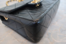 画像をギャラリービューアに読み込む, CHANEL/シャネル ミニマトラッセシングルフラップチェーンショルダーバッグ ラムスキン ブラック/ゴールド金具 ショルダーバッグ 800010052
