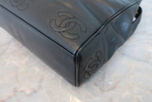 画像をギャラリービューアに読み込む, CHANEL/シャネル トリプルココマークチェーンショルダーバッグ キャビアスキン ブラック/ゴールド金具 ショルダーバッグ 800030125
