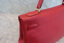 将图片加载到图库查看器，HERMES KELLY 32 Graine Couchevel leather Rouge vif 〇X刻印 Shoulder bag 800050067
