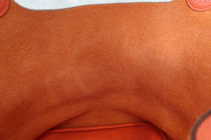 HERMES／エルメス ピコタンロックGM トリヨンクレマンス オレンジポピー T刻印 ハンドバッグ 700090143