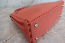 将图片加载到图库查看器，HERMES KELLY 25 Swift leather Rosy □L刻印 Shoulder bag 600080125
