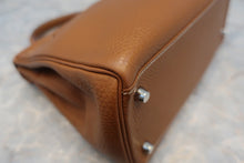 将图片加载到图库查看器，HERMES KELLY 28 Clemence leather Gold X刻印 Shoulder bag 700070040
