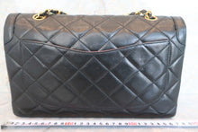 将图片加载到图库查看器，CHANEL/香奈儿 CF 巴黎限定 双盖 链条包 羊皮 Black/Gold hadware(黑色/金色金属) 肩背包 600070044
