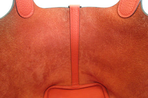 HERMES／エルメス ピコタンロックＰＭ トリヨンクレマンス ルージュトマト D刻印 ハンドバッグ 700060092
