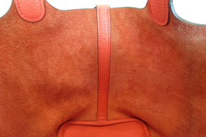 HERMES／エルメス ピコタンロックＰＭ トリヨンクレマンス ルージュトマト D刻印 ハンドバッグ 700060092