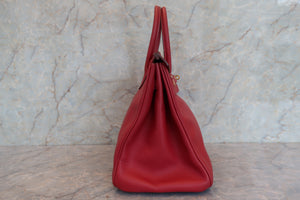 HERMES／エルメス バーキン35 トゴ ルージュガランス □N刻印 ハンドバッグ 700090135