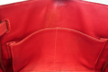 将图片加载到图库查看器，HERMES KELLY 32 Graine Couchevel leather Rouge vif 〇X刻印 Shoulder bag 800050067
