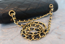 Load image into Gallery viewer, CHANEL Matelasse Paris Limited double flap chain shoulder bag Lambskin Black/Gold hadware Shoulder bag 600070044
