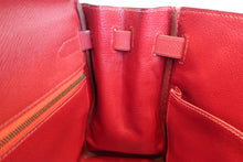 将图片加载到图库查看器，HERMES KELLY 32 Graine Couchevel leather Rouge vif 〇X刻印 Shoulder bag 800050067
