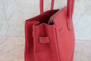 HERMES／エルメス バーキン35 トゴ ルージュガランス □N刻印 ハンドバッグ 700090135