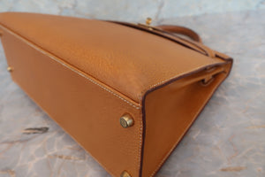 HERMES／エルメス ケリー32 ピグスキン ナチュラル 〇W刻印 ショルダーバッグ 700050194