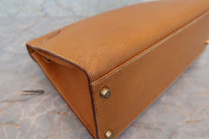 HERMES／エルメス ケリー32 ピグスキン ナチュラル 〇W刻印 ショルダーバッグ 700050194