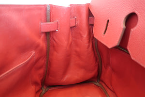 HERMES／エルメス バーキン35 トゴ ルージュガランス □N刻印 ハンドバッグ 700090135