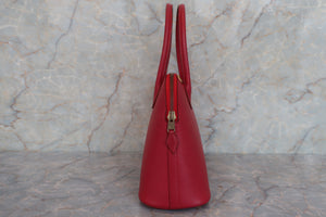 HERMES／BOLIDE 27 Graine Couchevel leather Rouge vif 〇Z Engraving Shoulder bag 600080121