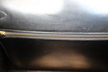 将图片加载到图库查看器，HERMES KELLY 32 Box carf leather Black ○W刻印 Shoulder bag 800080014
