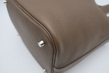 将图片加载到图库查看器，HERMES PICOTIN LOCK MM Clemence leather Etoupe gray U刻印 Hand bag 800090247
