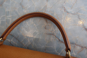 HERMES／エルメス ケリー32 ピグスキン ナチュラル 〇W刻印 ショルダーバッグ 700050194