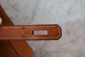 HERMES／エルメス ケリー32 ピグスキン ナチュラル 〇W刻印 ショルダーバッグ 700050194