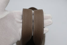 将图片加载到图库查看器，HERMES PICOTIN LOCK MM Clemence leather Etoupe gray U刻印 Hand bag 800090247
