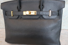 將圖片載入圖庫檢視器 HERMES／エルメス バーキン30 トリヨンクレマンス ブラック □K刻印 ハンドバッグ 700090140

