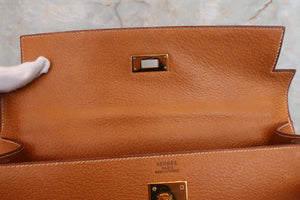HERMES／エルメス ケリー32 ピグスキン ナチュラル 〇W刻印 ショルダーバッグ 700050194