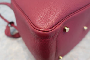 HERMES／エルメス リンディ34 トリヨンクレマンス ルビー □O刻印 ショルダーバッグ 700070016