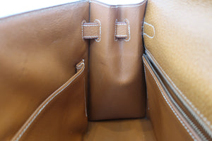 HERMES／エルメス ケリー32 ピグスキン ナチュラル 〇W刻印 ショルダーバッグ 700050194