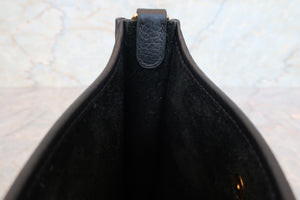 HERMES／エルメス エブリンTPM トリヨンクレマンス ブラック C刻印 ショルダーバッグ 700040155