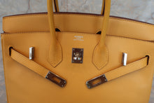 Load image into Gallery viewer, HERMES BIRKIN 25 Epsom leather Soleil □M Engraving Hand bag 600090092
