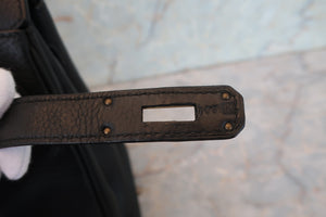 HERMES／エルメス バーキン30 トリヨンクレマンス ブラック □K刻印 ハンドバッグ 700090140