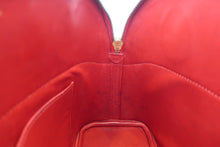 Load image into Gallery viewer, HERMES／BOLIDE 27 Graine Couchevel leather Rouge vif 〇Z Engraving Shoulder bag 600080121
