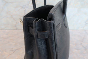 HERMES／エルメス バーキン30 トリヨンクレマンス ブラック □K刻印 ハンドバッグ 700090140