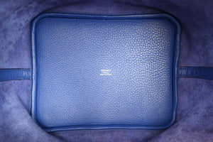 HERMES／エルメス ピコタンロックＭＭ トリヨンクレマンス ブルーエレクトリック A刻印 ハンドバッグ 700020101