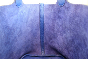 HERMES／エルメス ピコタンロックＭＭ トリヨンクレマンス ブルーエレクトリック A刻印 ハンドバッグ 700020101