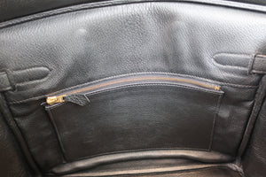 HERMES／エルメス バーキン30 トリヨンクレマンス ブラック □K刻印 ハンドバッグ 700090140
