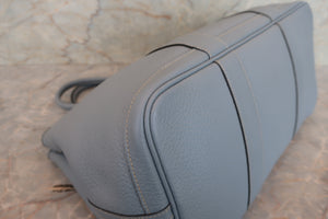 HERMES／エルメス ガーデンパーティPM ネゴンダ ブルーリン トートバッグ □Q刻印 トートバッグ 700080070