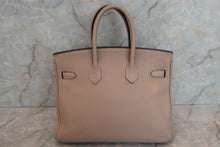 将图片加载到图库查看器，HERMES BIRKIN 25 Togo leather Gris tourterelle □M刻印 Hand bag 600090091
