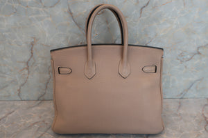 HERMES BIRKIN 25 Togo leather Gris tourterelle □M刻印 Hand bag 600090091