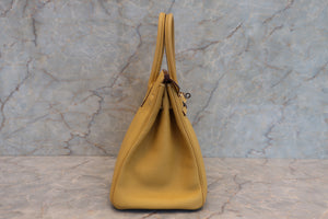 HERMES／エルメス バーキン30 トゴ カリー □L刻印 ハンドバッグ 700070044