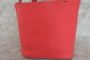 HERMES／エルメス ピコタンロックＭＭ トリヨンクレマンス ローズジャイプール □R刻印 ハンドバッグ 700060094