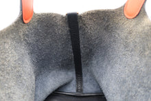 Load image into Gallery viewer, HERMES PICOTIN LOCK ECLAT MM Clemence leather/Swift leather Blue Indigo/Orange poppy X Engraving Hand bag 800090244
