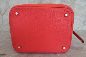 HERMES／エルメス ピコタンロックＭＭ トリヨンクレマンス ローズジャイプール □R刻印 ハンドバッグ 700060094