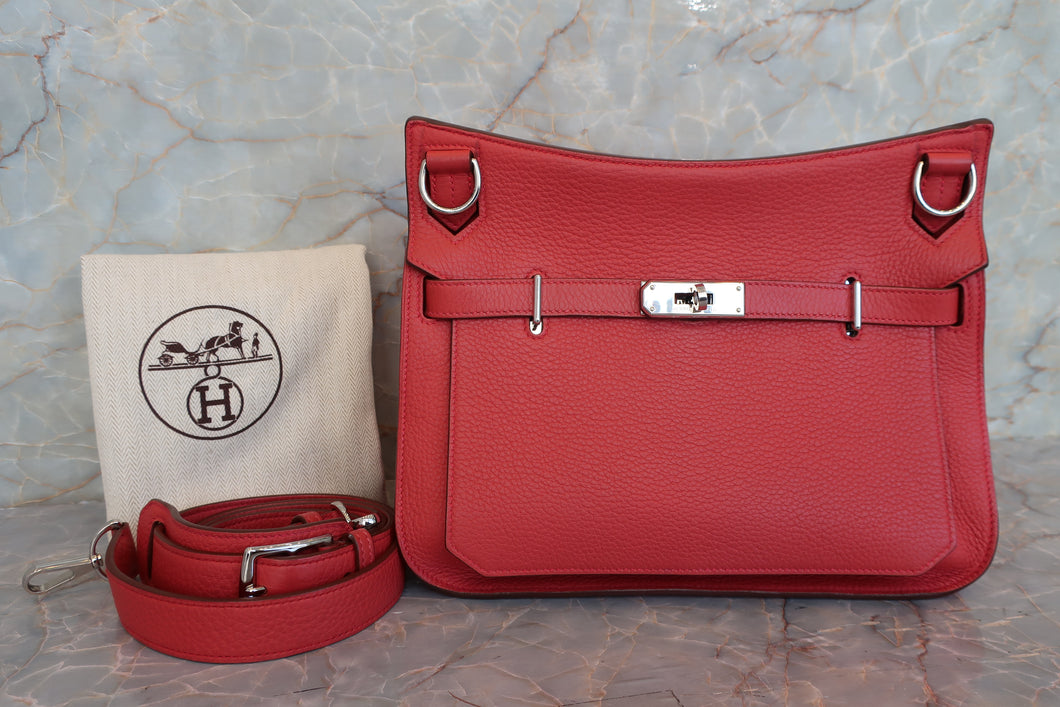 HERMES／エルメス ジプシエール28 トリヨンクレマンス ブーゲンビリア □N刻印 ショルダーバッグ 700030120