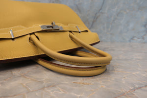 HERMES／エルメス バーキン30 トゴ カリー □L刻印 ハンドバッグ 700070044