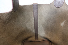 将图片加载到图库查看器，HERMES PICOTIN LOCK PM Clemence leather Etain □O刻印 Hand bag 700100166
