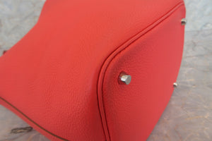 HERMES／エルメス ピコタンロックＭＭ トリヨンクレマンス ローズジャイプール □R刻印 ハンドバッグ 700060094
