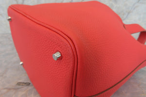 HERMES／エルメス ピコタンロックＭＭ トリヨンクレマンス ローズジャイプール □R刻印 ハンドバッグ 700060094