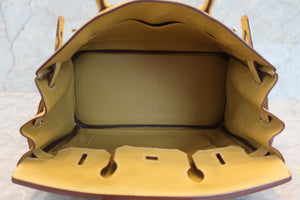 HERMES／エルメス バーキン30 トゴ カリー □L刻印 ハンドバッグ 700070044